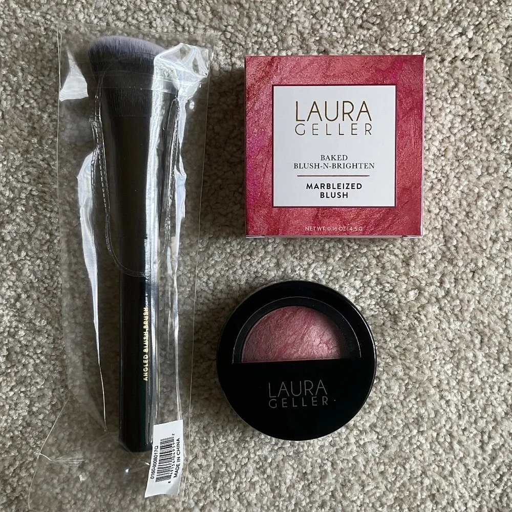 Laura Geller Baked Blush-n- Brighten Pink Buttercream NIB